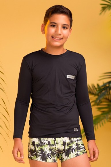 Blusa UV infantil Unissex Tam:GG